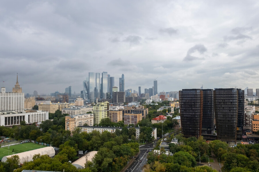 Улучшенные апартаменты с двумя спальнями и видом на Москва-Сити