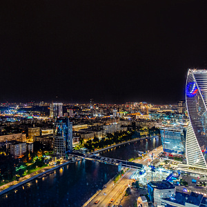 38 этаж • панорамный вид на Москва-Сити • дизайнерские апартаменты 52 м