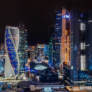 38 этаж • панорамный вид на Москва-Сити • дизайнерские апартаменты 52 м